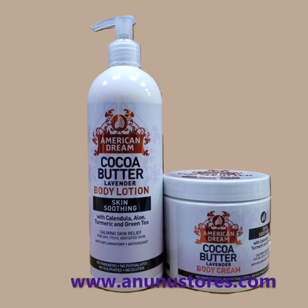 American Dream Cocoa Butter Body Cream - Lavender